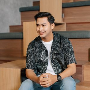 Rever Collar Mens Shirt Monochrome